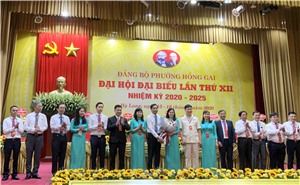 Đảng bộ phường Hồng Gai: Đại hội Đại biểu lần thứ XII, nhiệm kỳ 2020- 2025