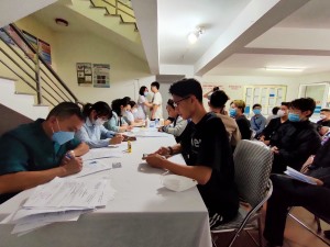 Phường Hồng Gai khám sơ tuyển nghĩa vụ quân sự năm 2023