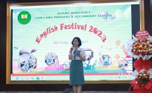 Trường TH, THCS & THPT Văn Lang khai mạc “Tuần lễ Tiếng Anh 2023”