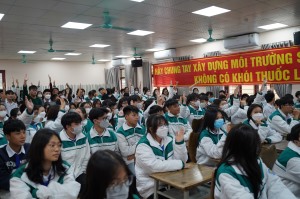 Trường TH, THCS, THPT Văn Lang truyền thông phòng chống tác hại của thuốc lá điện tử, thuốc lá nung nóng trong trường học