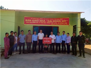 TP Hạ Long: Bàn giao nhà Đại đoàn kết cho 4 hộ nghèo và cận nghèo