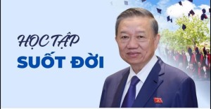 Học tập suốt đời để dám nghĩ, dám nói, dám làm, dám chịu trách nhiệm, dám hy sinh vì lợi ích chung, để trở thành người có ích cho xã hội.